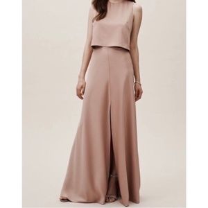JENNY YOO BHLDN Soleil Skirt Whipped Apricot L366